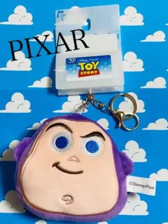 トイストーリー　バズ　マスコット　キーホルダー　キーチェーン　ピクサー