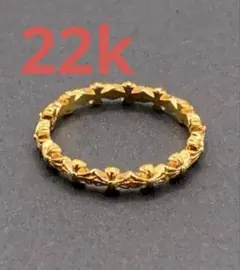 SS品質 タイニークロス リング 16号 22k
