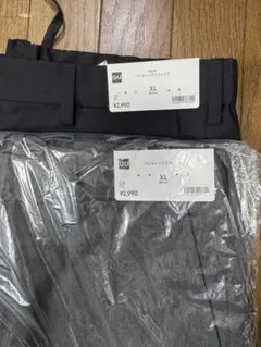 GU パンツ XL 黒 グレー セット　未使用2枚セット