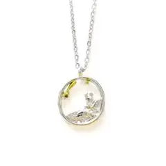 新品 星の王子さま きつね ネックレス サン＝テグジュペリ シルバーカラー
