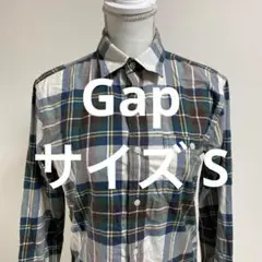 Gap チェック柄 長袖シャツ ポケット付き トップス (0475)