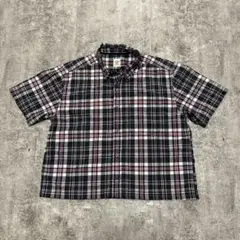 OLD 短丈　ショート丈　チェックシャツ　cityboy 古着　ボックス