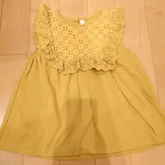 アプレレクール　山吹色ノースリーブカットソー