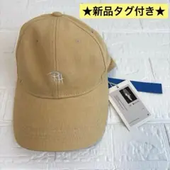 RH 刺繍ロゴ ベージュ キャップ ベースボールキャップ 帽子 ユニセックス