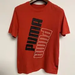 PUMA プーマ ロゴ Tシャツ 赤 S