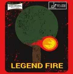 黒　Legend Fire レジェンド　ファイア　卓球　表　ソフト　Ｙ２