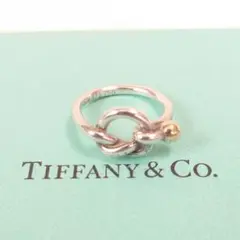 TIFFANY ティファニー ラブノット リング 925/750 8号