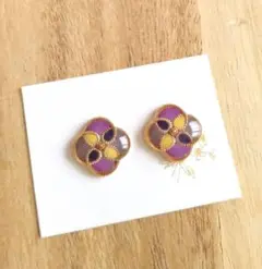 no.6301 ハンドメイド レジン ピアス イヤリング