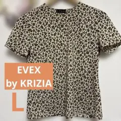 EVEX by KRIZIA レオパード柄Tシャツ レディース40サイズ　半袖