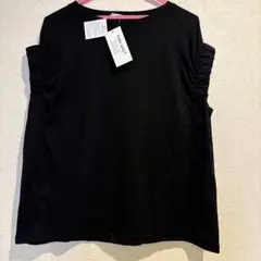 PARK GIRL 袖ゴムシャーリングTシャツLサイズ