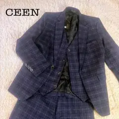 【新品未使用】タグ付き　CEEN スーツ　スリーピース　細身　就職　パーティー