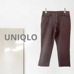 k2900ns【ユニクロ】クロップドパンツ/美品 高見え 上品シルエット 人気色
