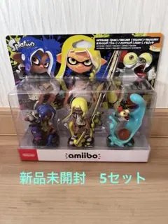 amiibo スプラトゥーン オクトリング インクリング コジャケ　5セット