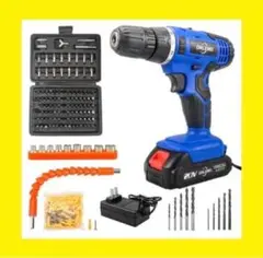 電動ドライバー 小型 充電式 正逆転切替 18段階トルク調整 一台多役 DIY