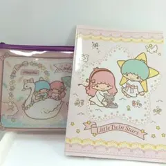 リトルツインスターズ ノートとポーチセット サンリオ Sanrio キキララ