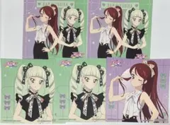 藤堂ユリカ 紫吹蘭 特典 ステッカー LinkRibbon アニメイト アイカツ