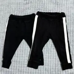 ELFINDOLL CLASSIC ブラックパンツ 双子セット　80センチ