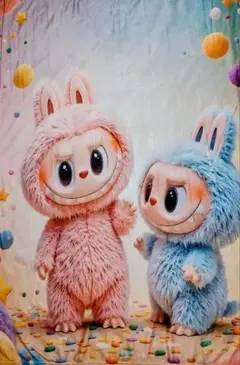 ラブブ LABUBU 薄手やわらか毛布 150cm×100cm