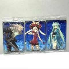 ⚡️⚡️⚡️FGO Fate ウエハース　初弾　N ノーマルカード 3枚セット⚡️⚡️⚡️