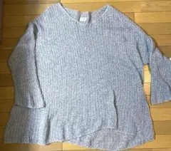 4051グレー　ニット
