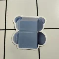 TZyobear クマ型ライトブルーステッカー