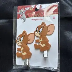新品未開封品　トムとジェリー 前髪クリップ 2個セット