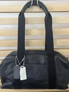 ⭐極美品⭐COACH　トンプソン　レザー ブラック ボストンバッグ　70491 美品 COACH トンプソン 70491 ボストンバッグ ブラック - メルカリ