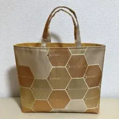 ハンドメイド　帯リメイクトートバッグ