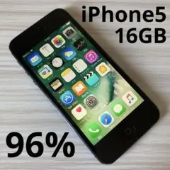 iPhone5 16GB BLACK バッテリー検証中 au
