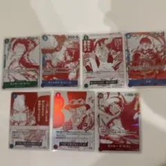 コンプリート　ワンピースカードトレジャーキャンペーンパック　プロモ　7種