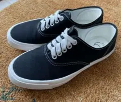 美品22.cmムーンスター ベンチャースニーカー黒日本製