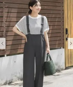 【新品未開封】URBAN RESEARCH DOORS サロペットワイドパンツ黒