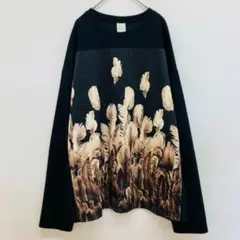 【早い者勝ち】 キャスパージョン グラフィック プリント Tシャツ S 黒 長袖