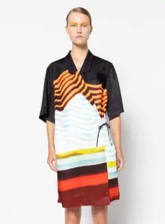 新品【ドリスヴァンノッテン × レンライ】21SS カシュクールシャツワンピース