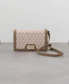 AZUL by moussy モノグラムパターンウォレットバッグ