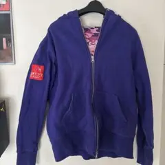 XLARGE フード付きパーカー 紫 XL