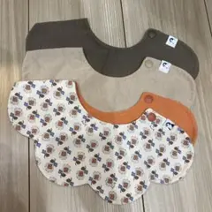 限定セール！現品限り！コニー　スタイ　リバーシブル　花　ブラウン　ベージュ　男女