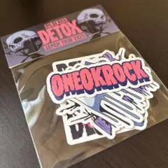 ONE OK ROCK ワンオク DETOX グッズ ステッカー 6枚セット