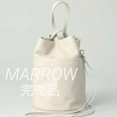 極美品 MARROW マロウ ラウンドボトム 2way ショルダーバッグ レザー