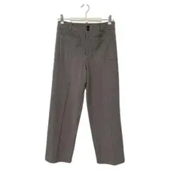 ZARA BASIC ザラベーシック　カジュアルパンツ　千鳥柄　茶系　秋色　M