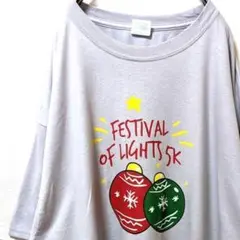 ポート&カンパニー LIGHTS 5Kフェスティバル TシャツグレーXL古着
