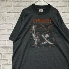 USA製90sヴィンテージTシャツ！シングルステッチ　グレー半袖古着　XL714