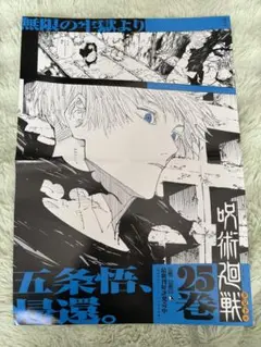 呪術廻戦　25巻　非売品　B3ポスター 呪術廻戦 25巻 販促用B3ポスター｜Yahoo!フリマ（旧PayPayフリマ）