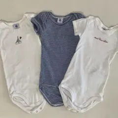 PETIT BATEAUロンパース3点セット 18m