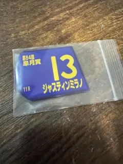 皐月賞 ジャスティンミラノ 第84回皐月賞 バッジ 13 新品