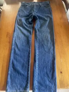 ラングラーカウボーイジーンズW80バックポケットリベット縦落ちwrangler