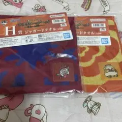 ワンピース 未来島エッグヘッド 一番くじ H賞 ジャガードタオル 2種セット