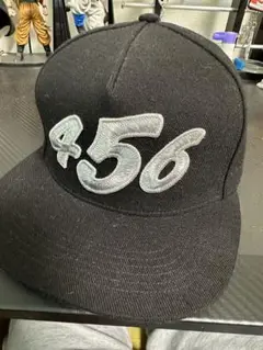 SUPREME ブラック スナップバックキャップ 456