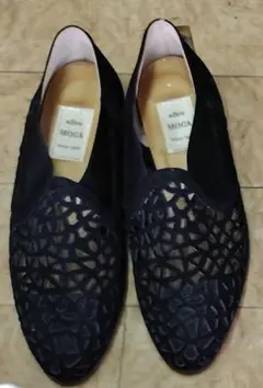 【未使用】allco MOGA メッシュパンプス　23.5cm　ブラック