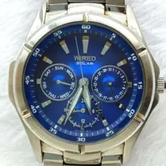 ★月末限定価格★【稼働品】WIRED　ソーラー腕時計　V14J-0AS0